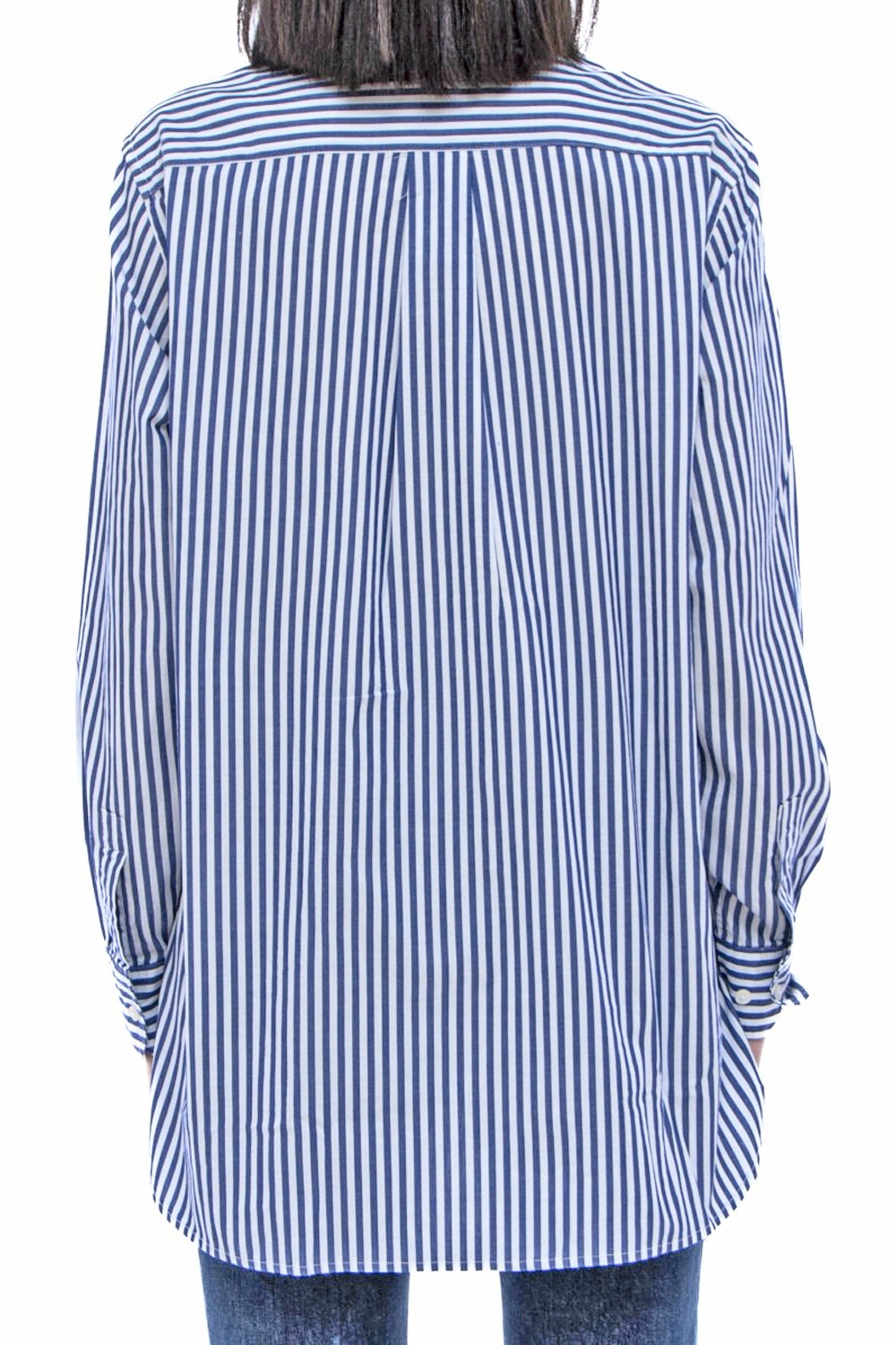 SUN 68 Camicia in cotone oversize a righe