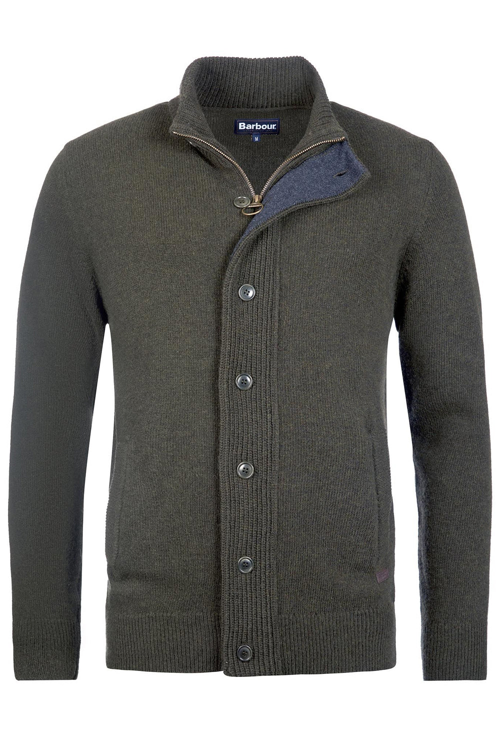 BARBOUR Maglione con zip Patch