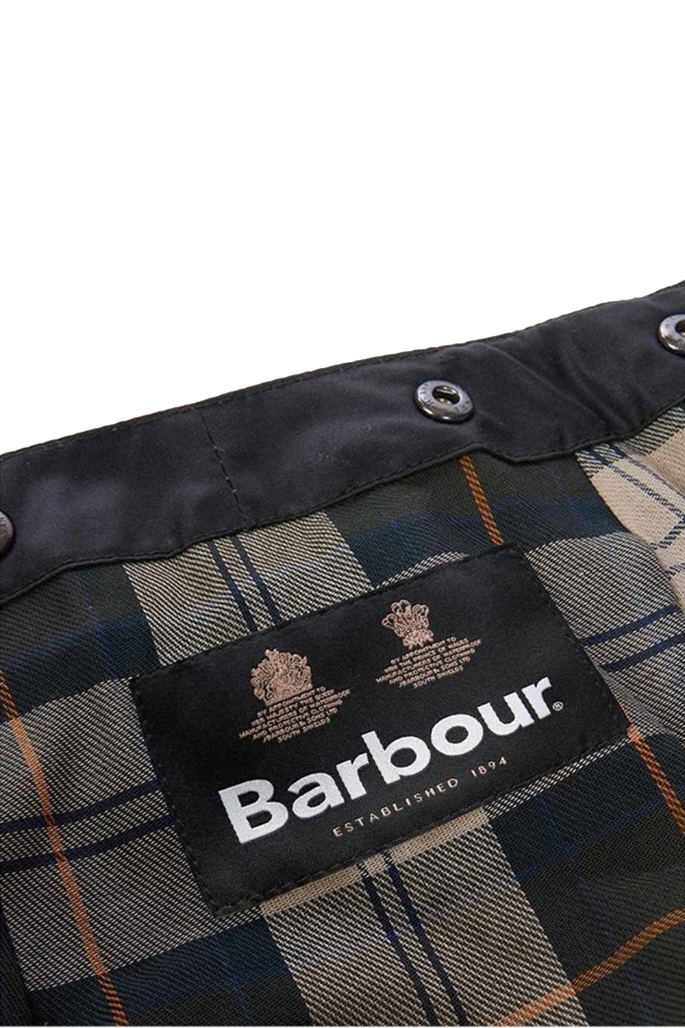 BARBOUR Cappuccio in cotone cerato