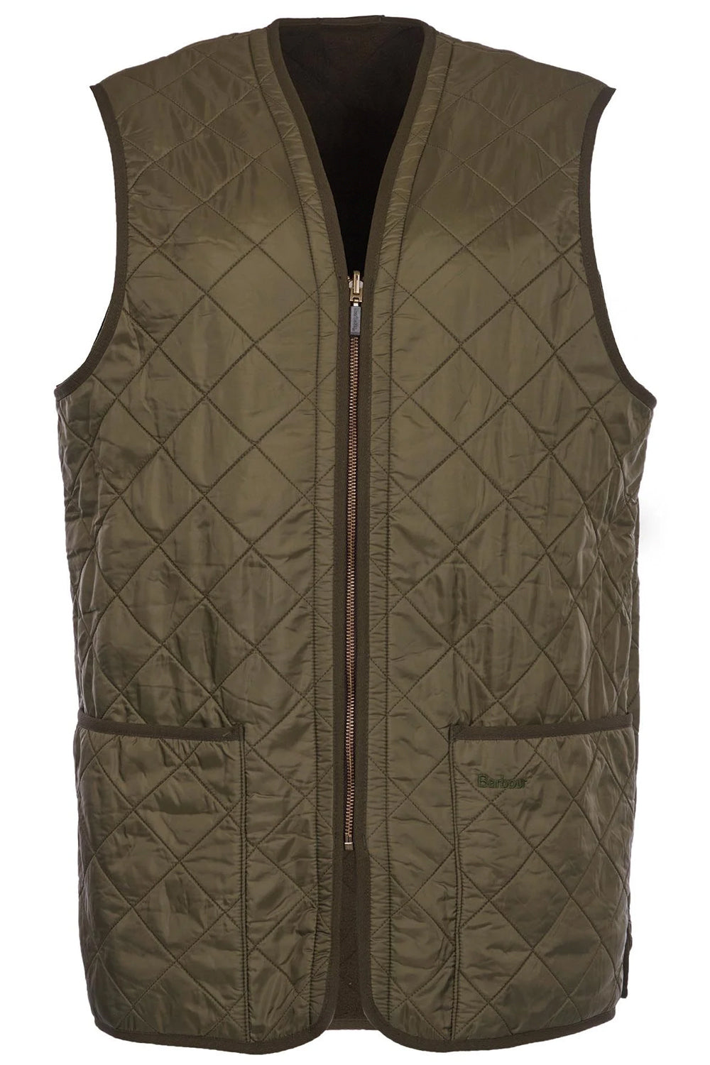 BARBOUR Gilet trapuntato/fodera con zip Polarquilt