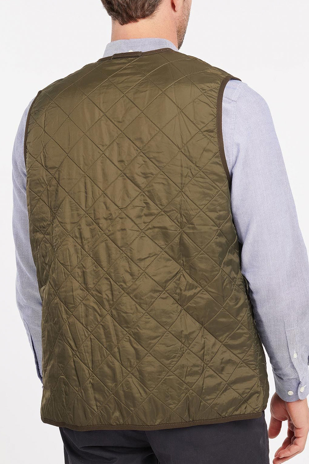 BARBOUR Gilet trapuntato/fodera con zip Polarquilt