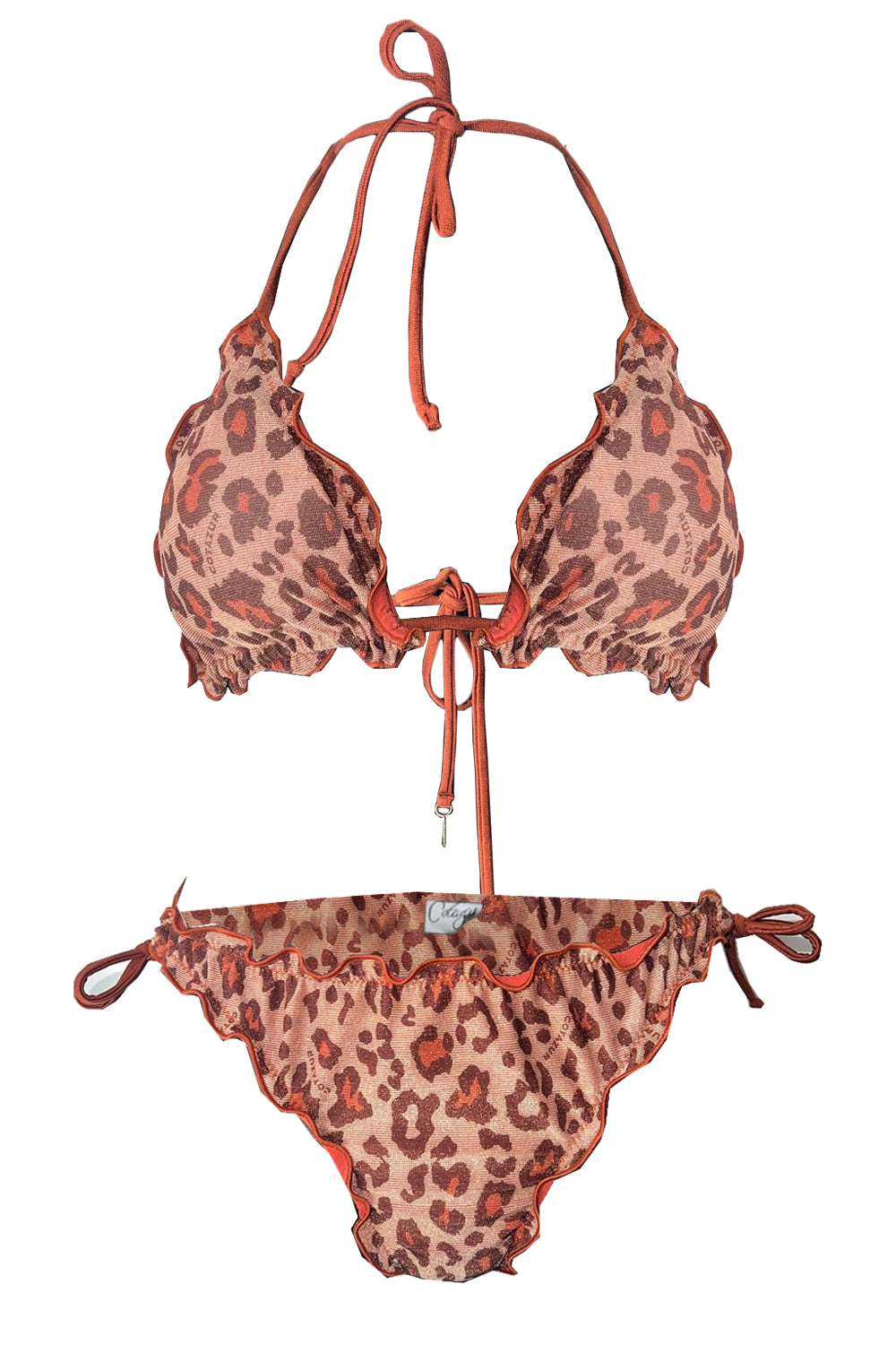 COTAZUR Bikini lurex macubronze