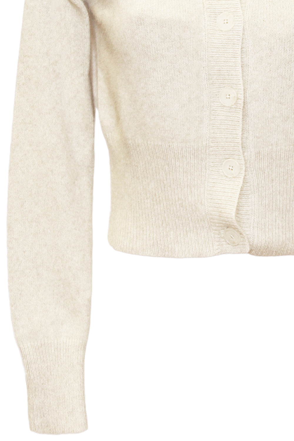 ISABBELLE BLANCHE Cardigan in lana e volpe con spalline