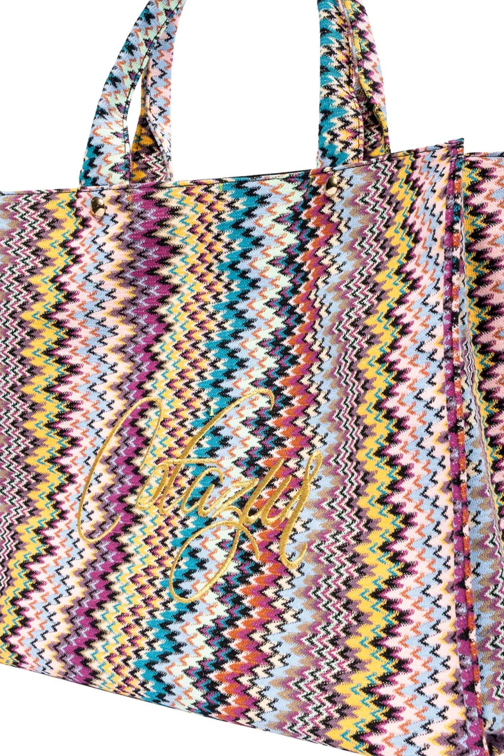 COTAZUR Shopper in maglia zigzag