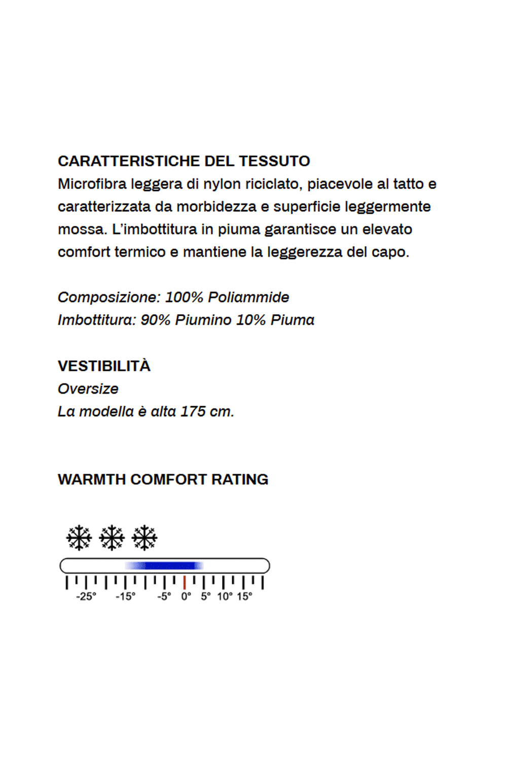 DUNO Piumino corto oversize Peggie