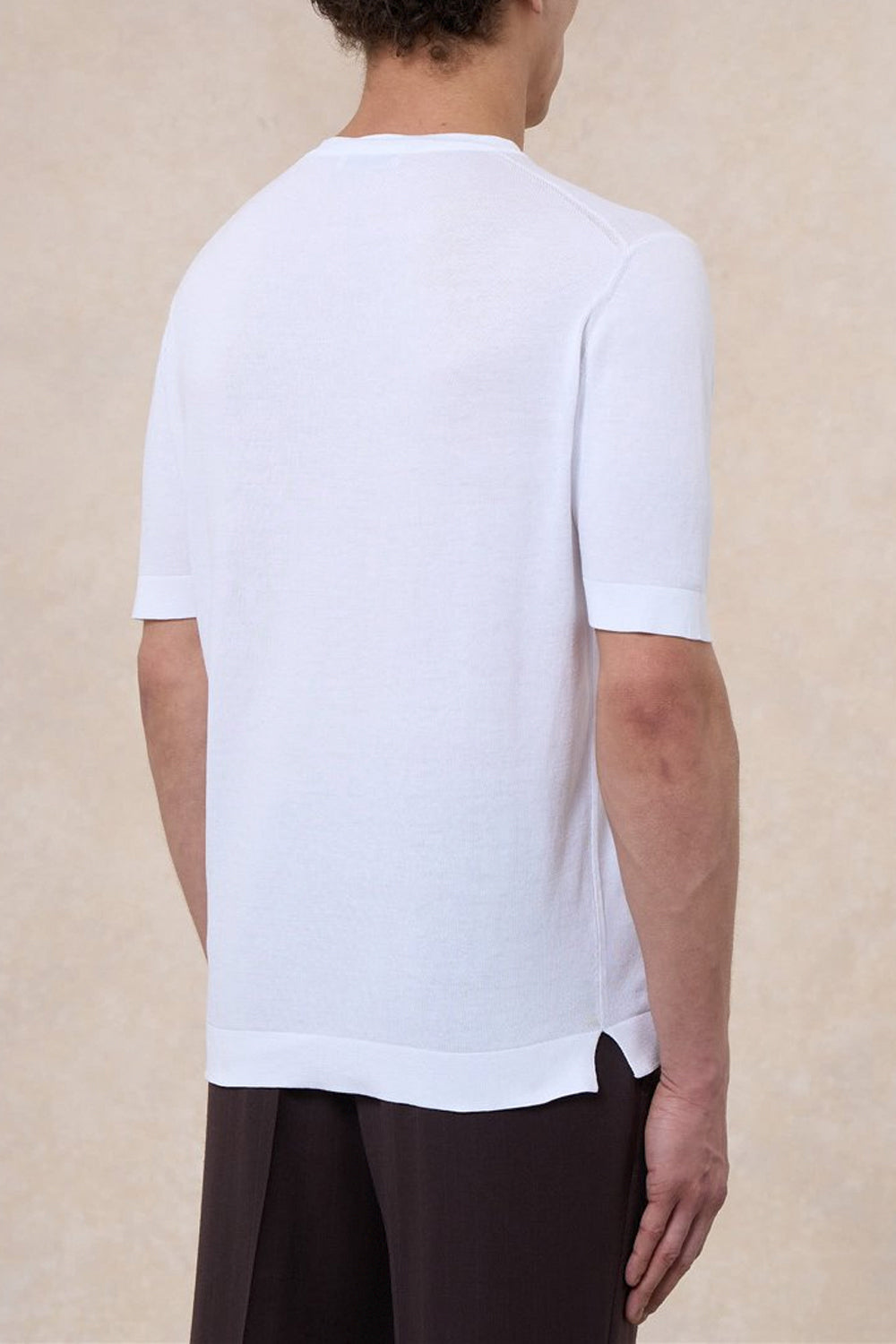 FILIPPO DE LAURENTIIS T-shirt in cotone crepe