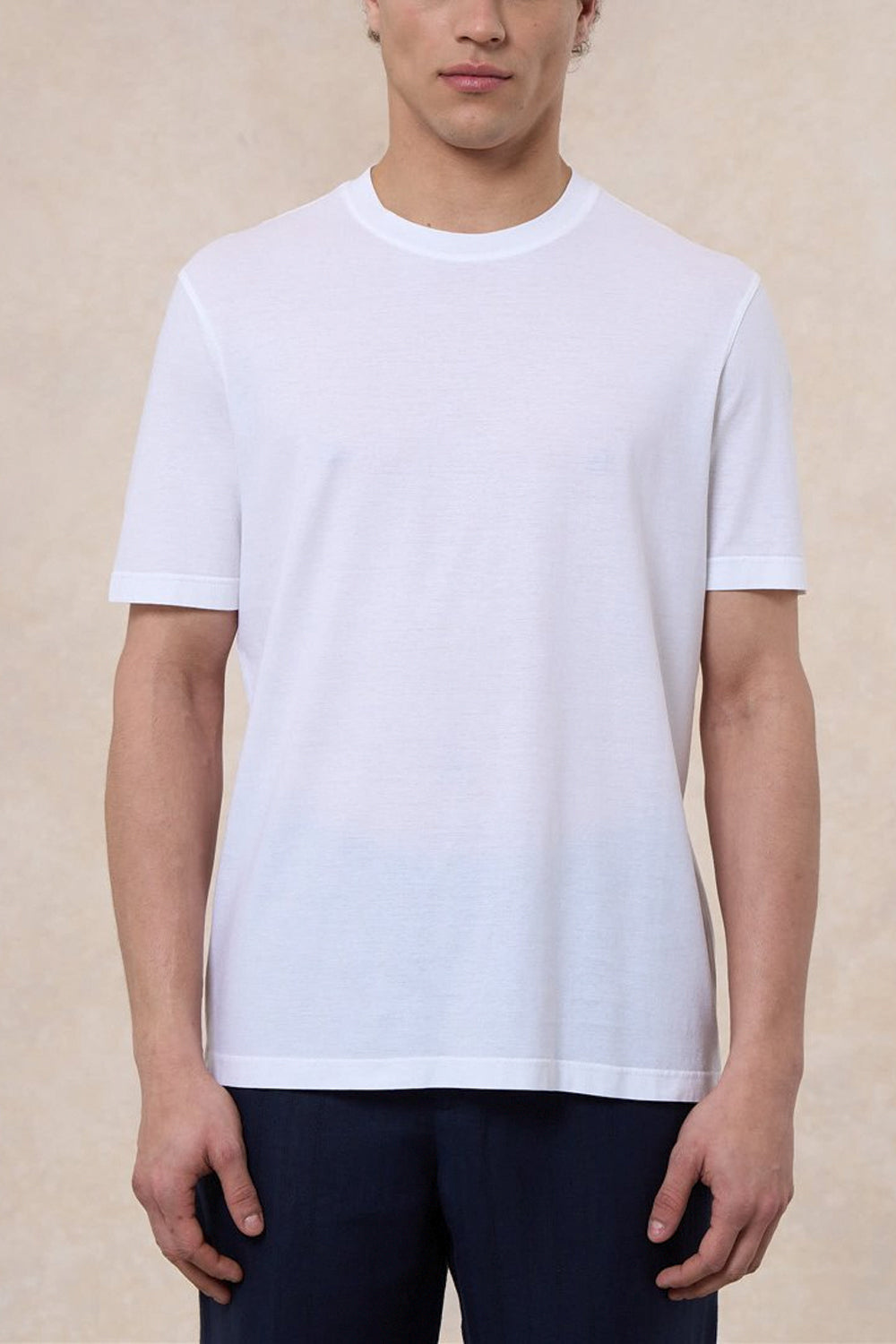 FILIPPO DE LAURENTIIS T-shirt in cotone crepe