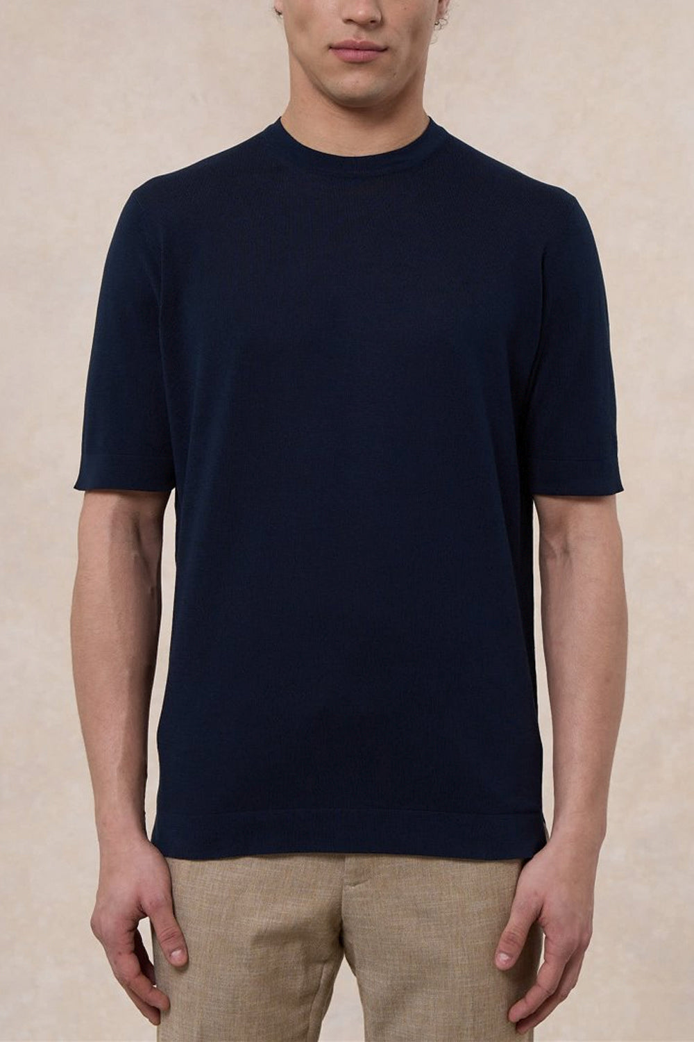 FILIPPO DE LAURENTIIS T-shirt in cotone crepe