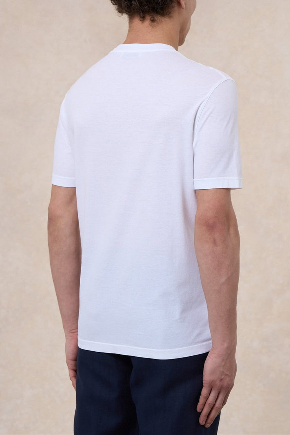 FILIPPO DE LAURENTIIS T-shirt in cotone crepe