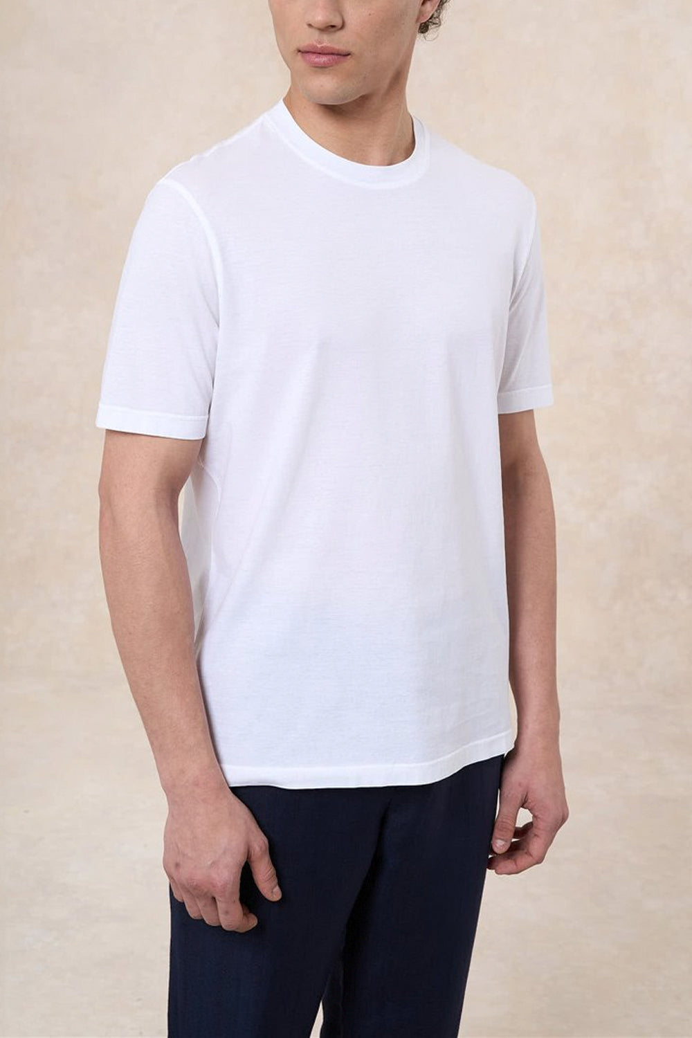 FILIPPO DE LAURENTIIS T-shirt in cotone crepe