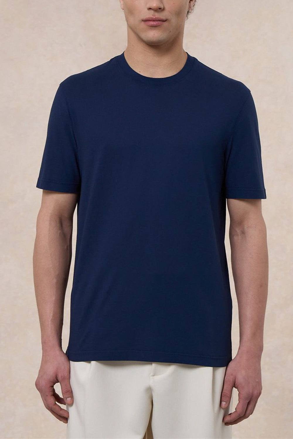 FILIPPO DE LAURENTIIS T-shirt in crpee di cotone