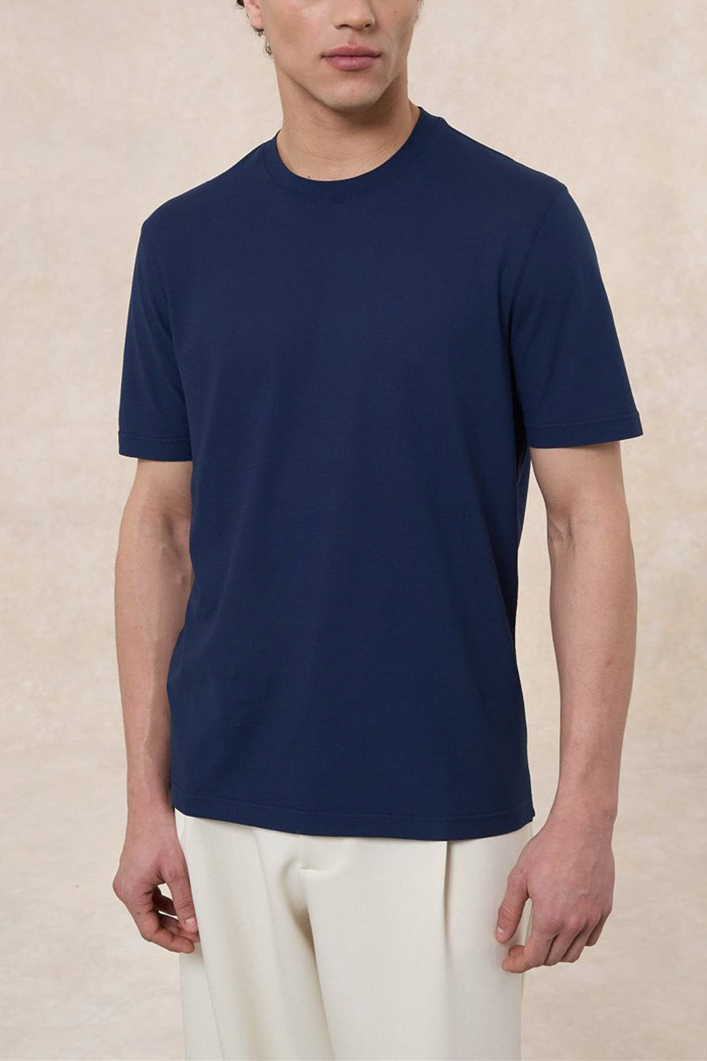 FILIPPO DE LAURENTIIS T-shirt in crpee di cotone