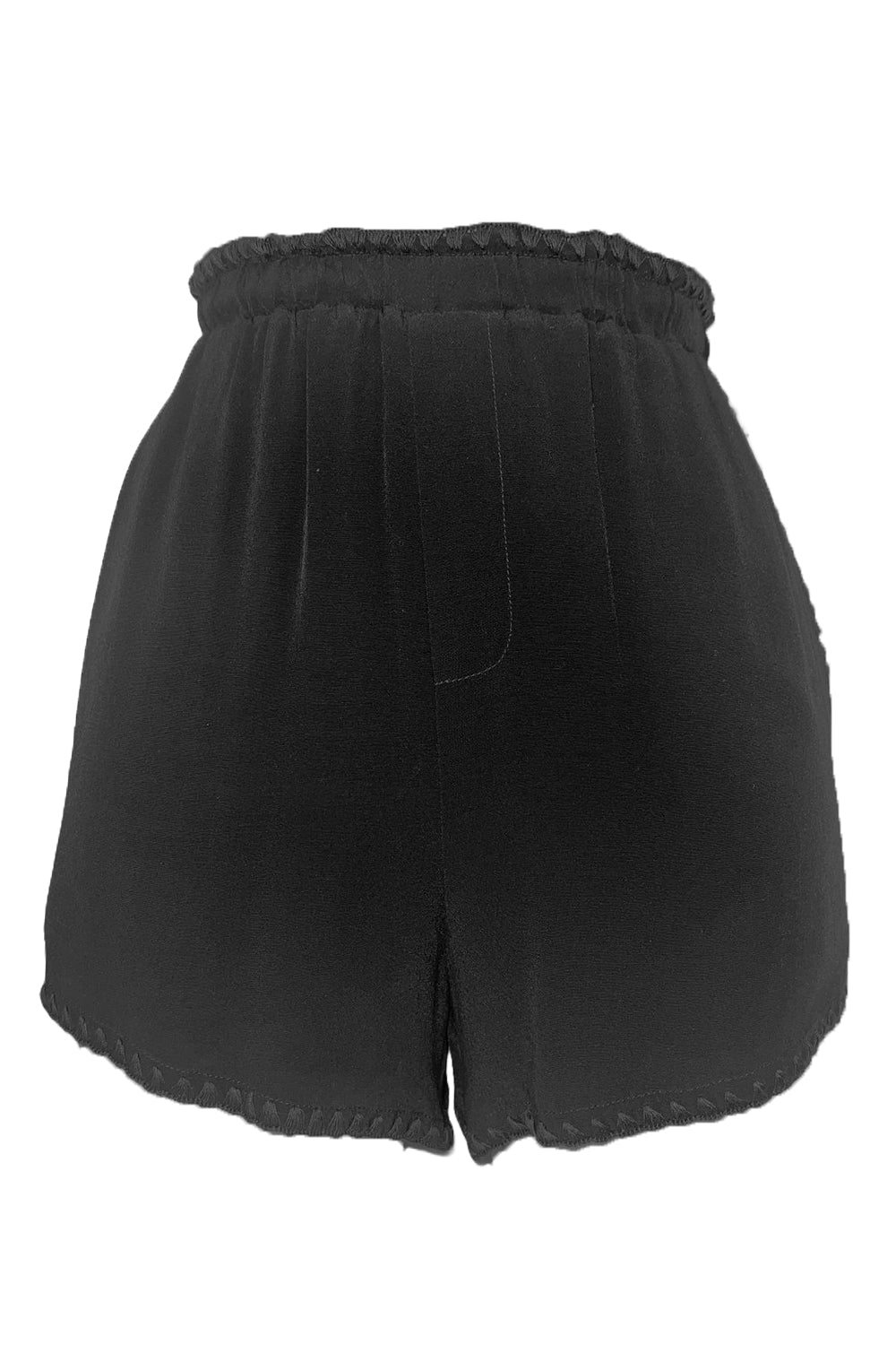 ISABELLE BLANCHE Shorts con impunture