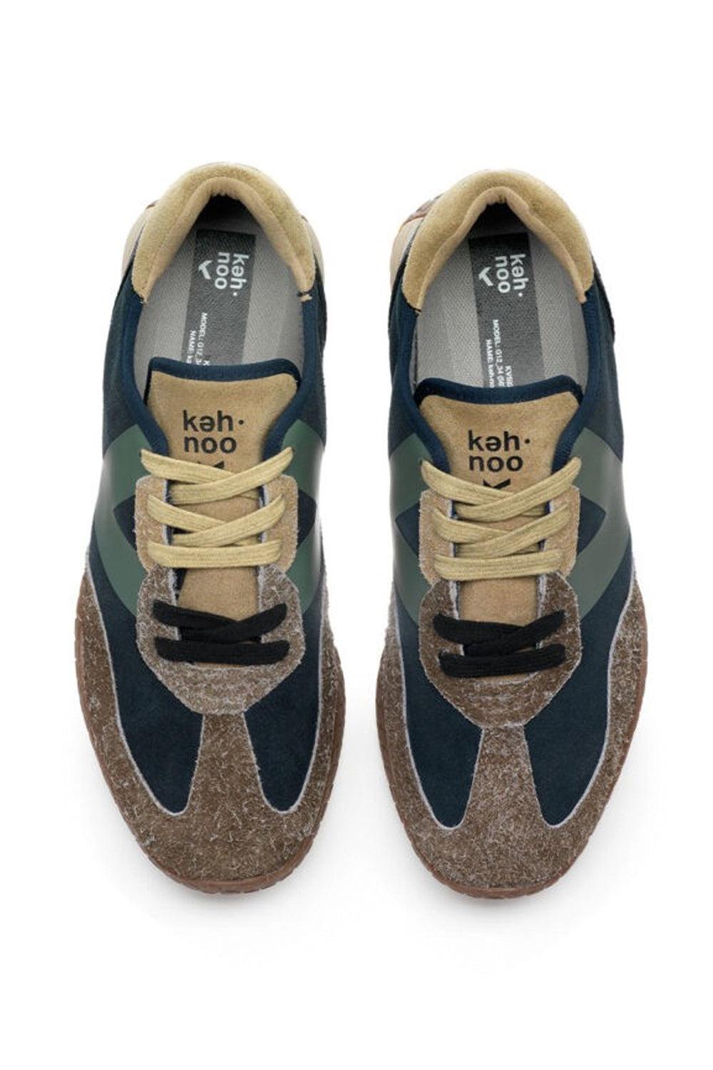 KEHNOO Scarpe Taupe Dk Navy