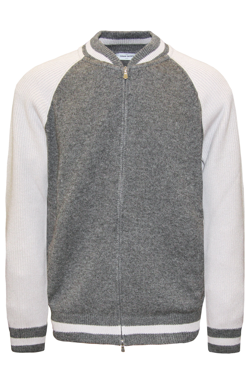 GRAN SASSO Maglia full zip in lana