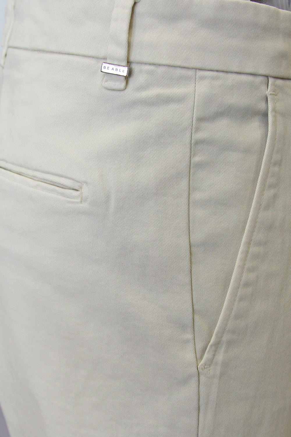 BE ABLE Pantalone con pences in cotone