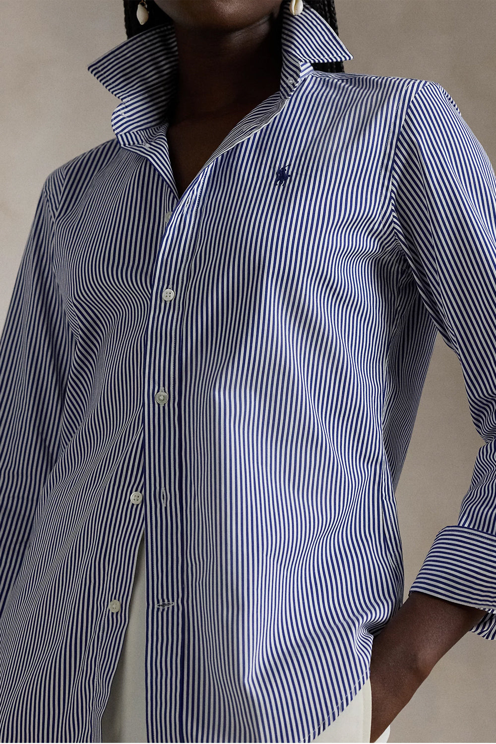 POLO RALPH LAUREN Camicia in cotone a righe Slim-Fit