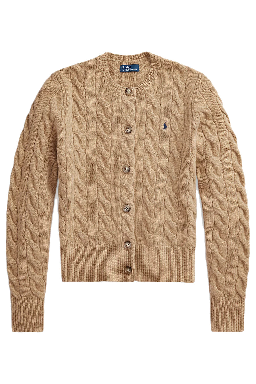 POLO RALPH LAUREN Cardigan a trecce in lana e cashmere