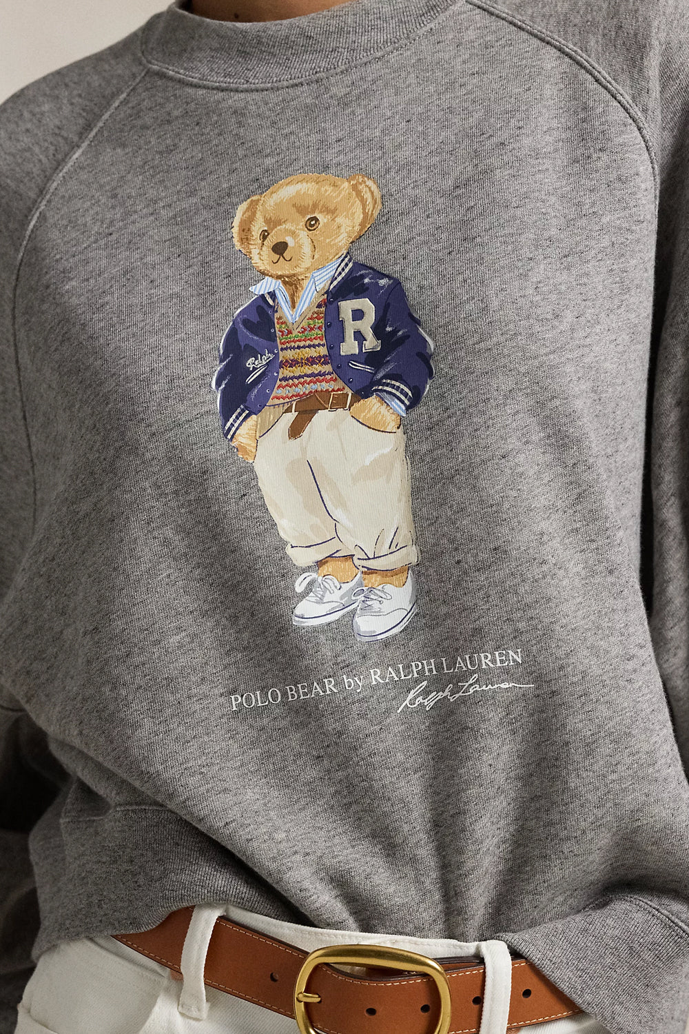 POLO RALPH LAUREN Felpa Polo Bear oversize a girocollo