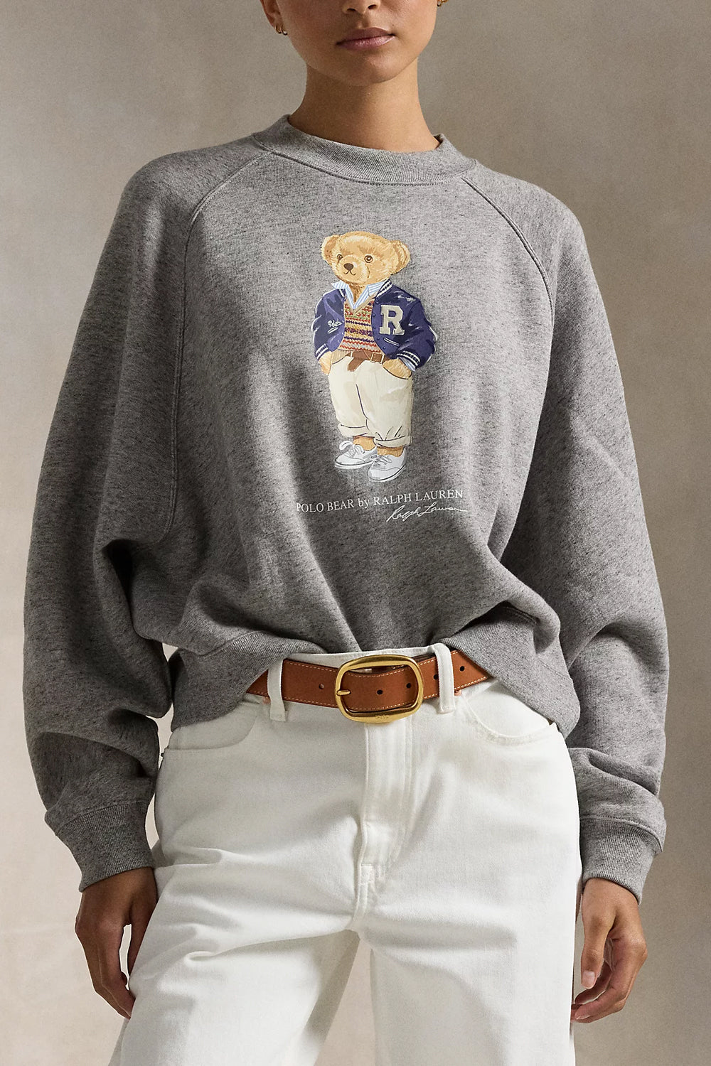 POLO RALPH LAUREN Felpa Polo Bear oversize a girocollo