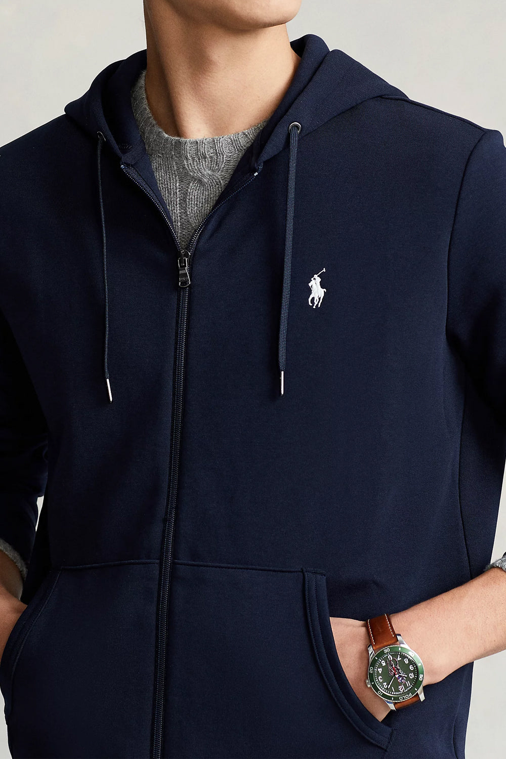 POLO RALPH LAUREN Felpa con cappuccio e cerniera