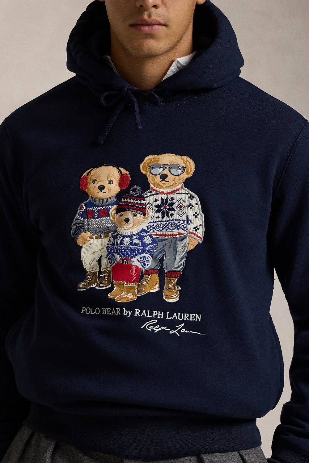 POLO RALPH LAUREN Felpa con cappuccio famiglia Polo Bear