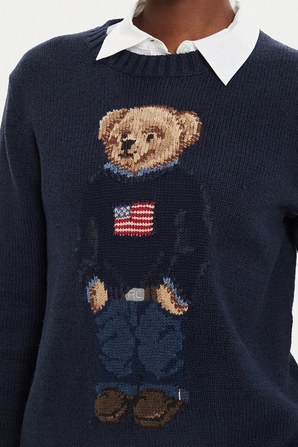 POLO RALPH LAUREN Maglia Polo Bear in lino e cotone