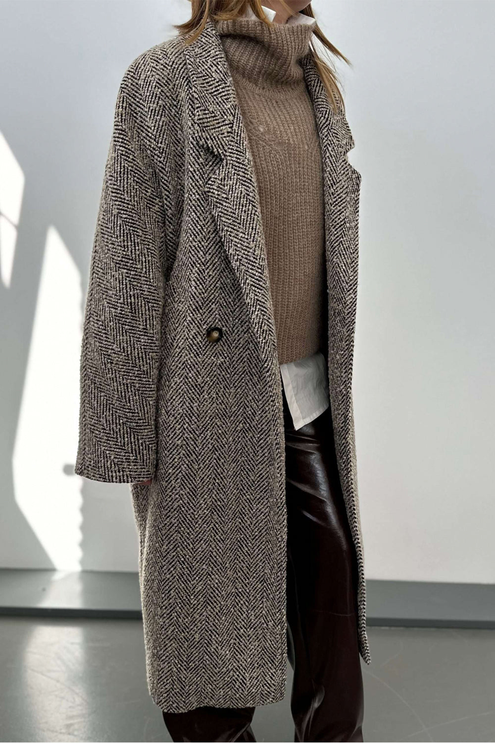 RAME Cappotto lungo in tweed