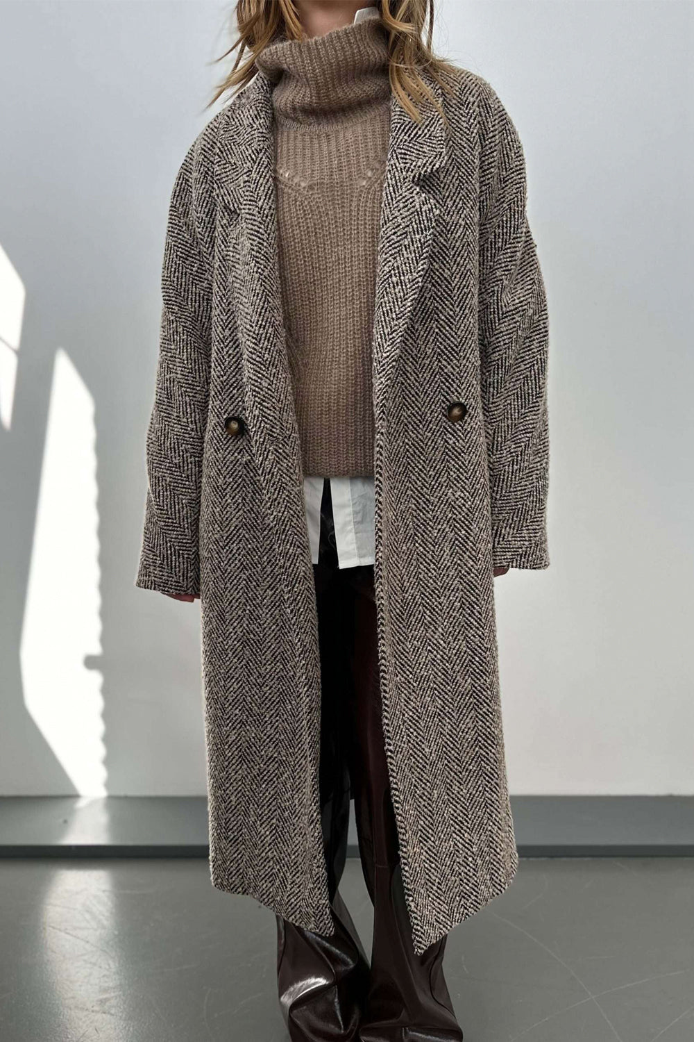 RAME Cappotto lungo in tweed