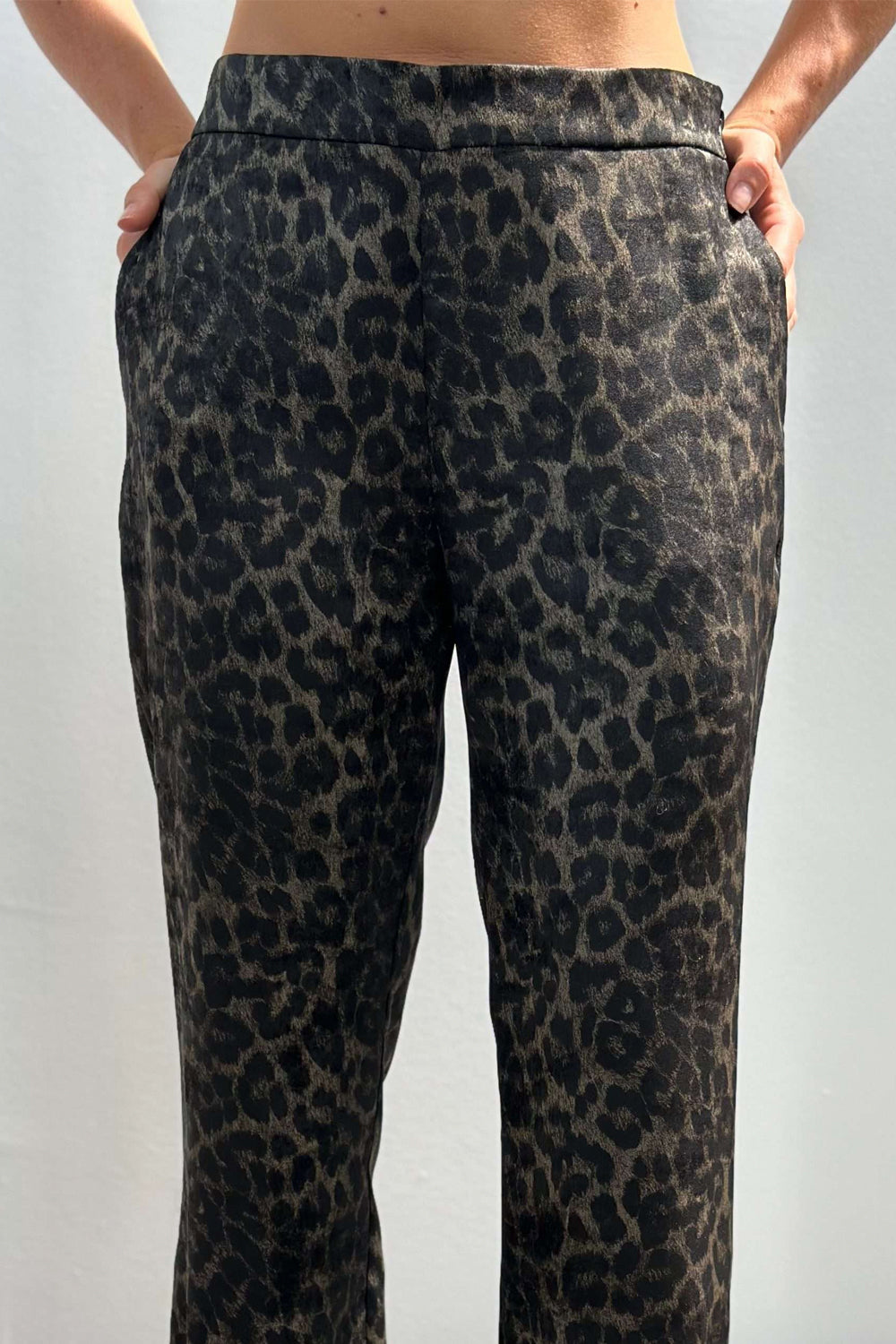 RAME Pantaloni con stampa animalier