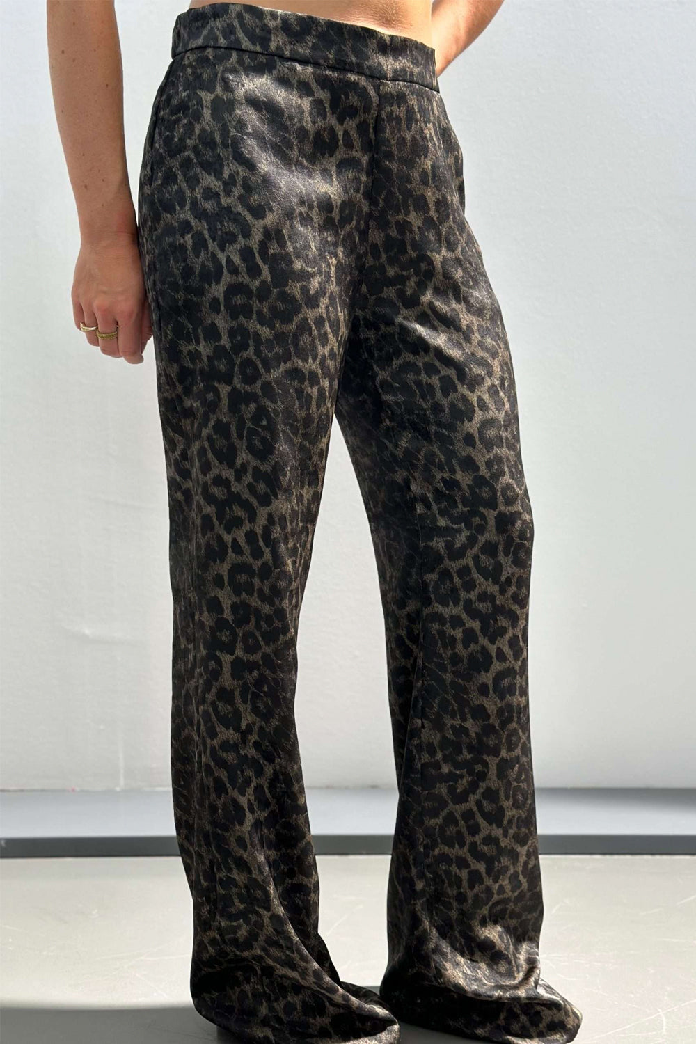 RAME Pantaloni con stampa animalier