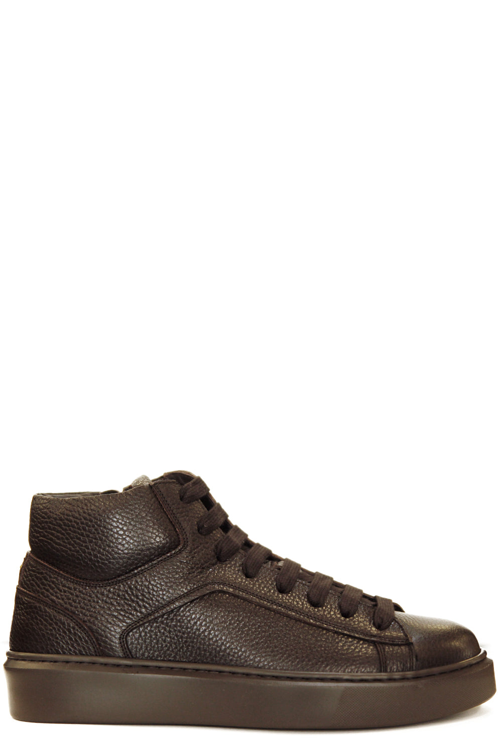 DOUCALS Sneakers alte in pelle con zip