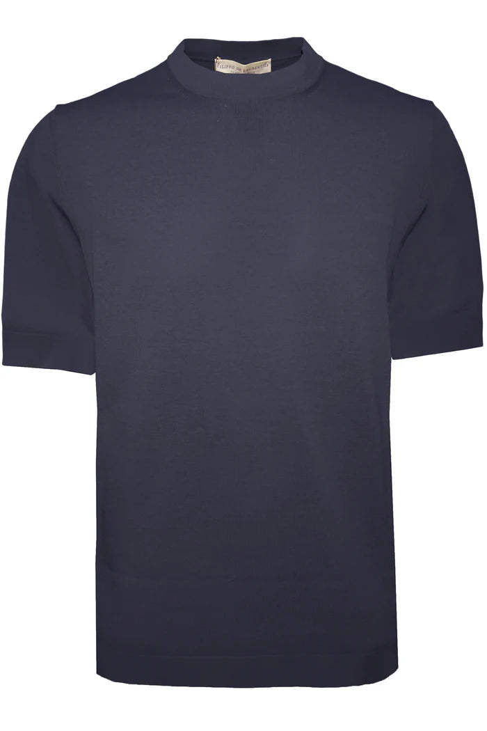 FILIPPO DE LAURENTIIS T-shirt in cotone crepe