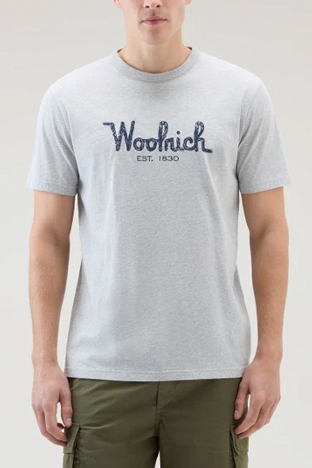 WOOLRICH T-shirt con logo frontale