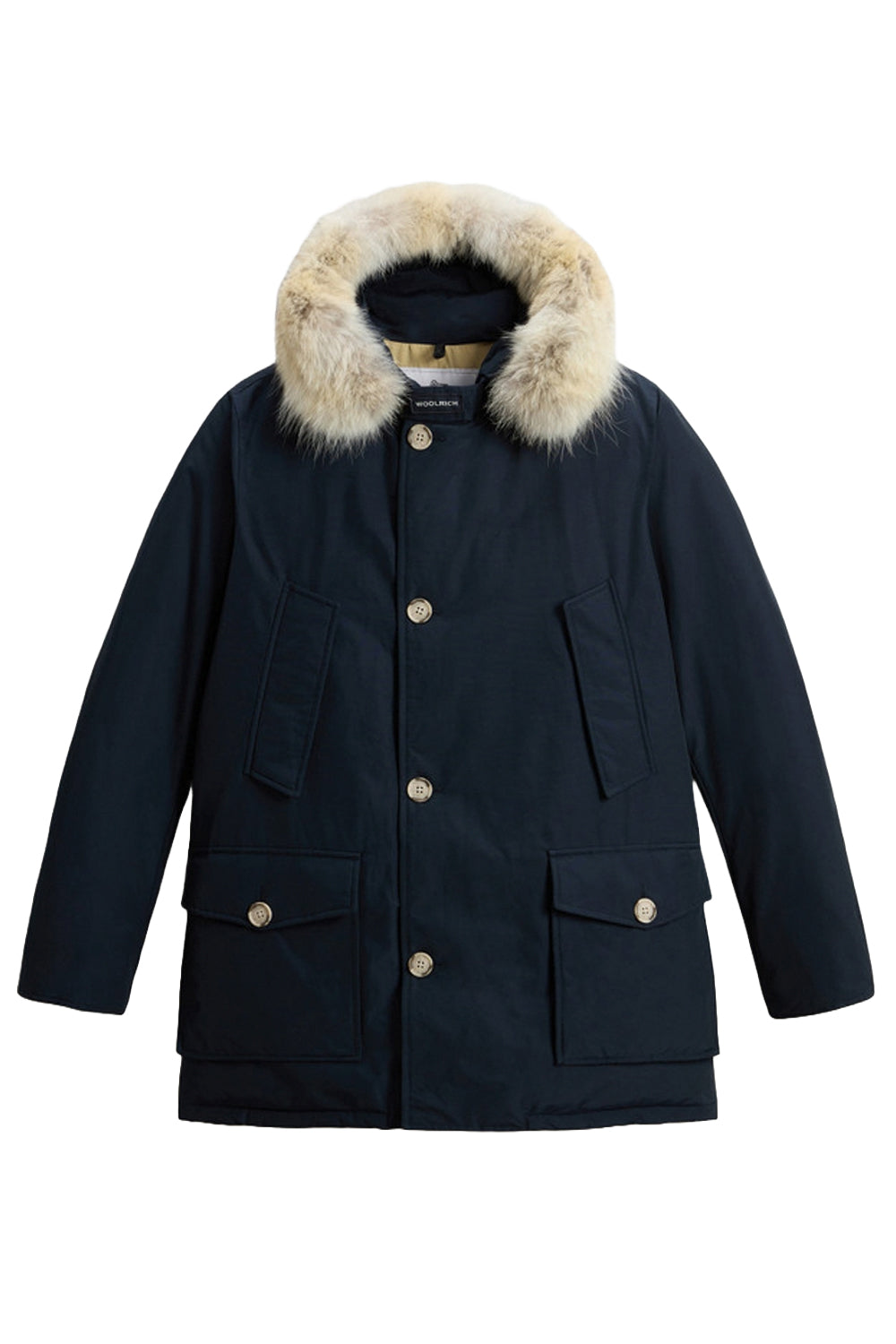 WOOLRICH Arctic Parka in Ramar Cloth con pelliccia removibile