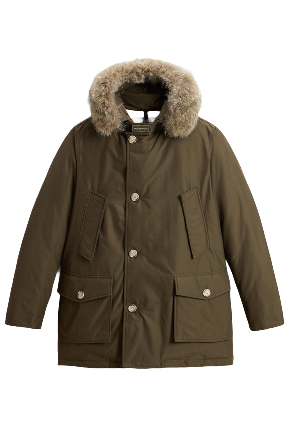 WOOLRICH Arctic Parka in Ramar Cloth con pelliccia removibile