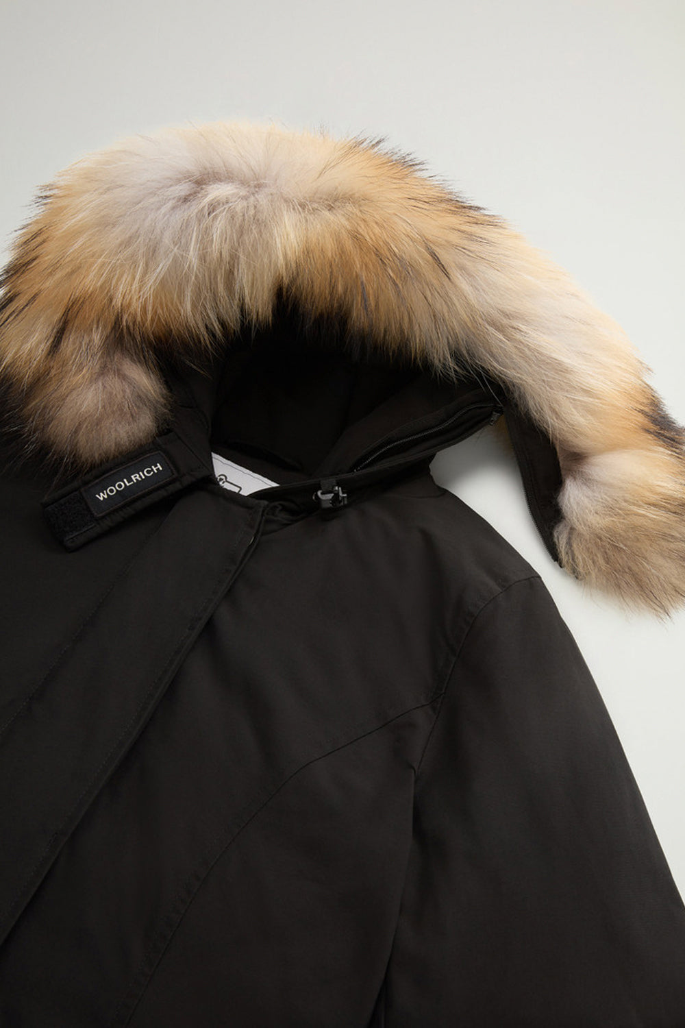 WOOLRICH Arctic Parka in Ramar Cloth con pelliccia removibile