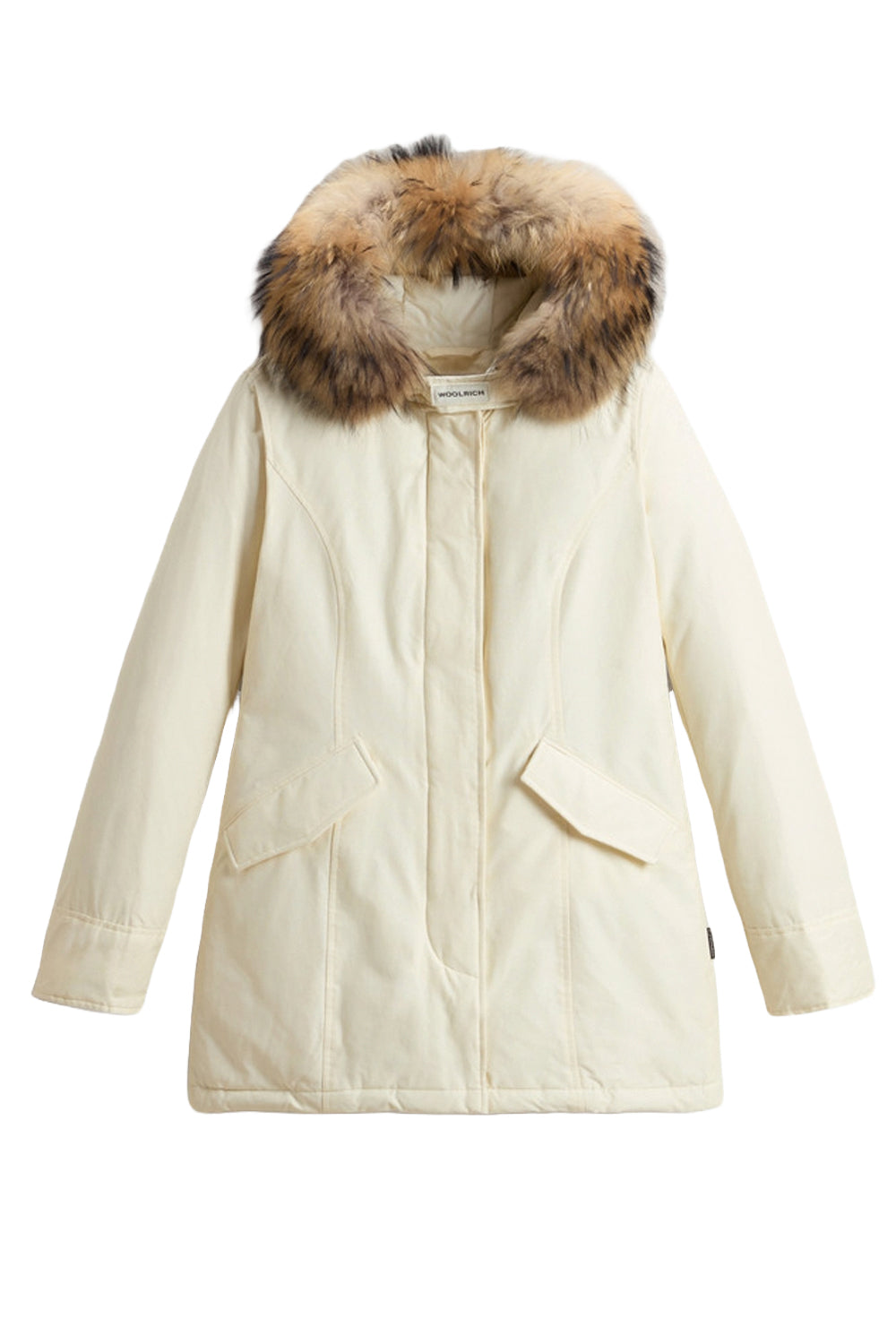 WOOLRICH Arctic Parka in Ramar Cloth con pelliccia removibile