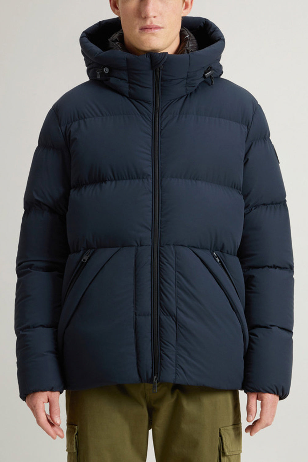 WOOLRICH Piumino Sierra Supreme in nylon elasticizzato