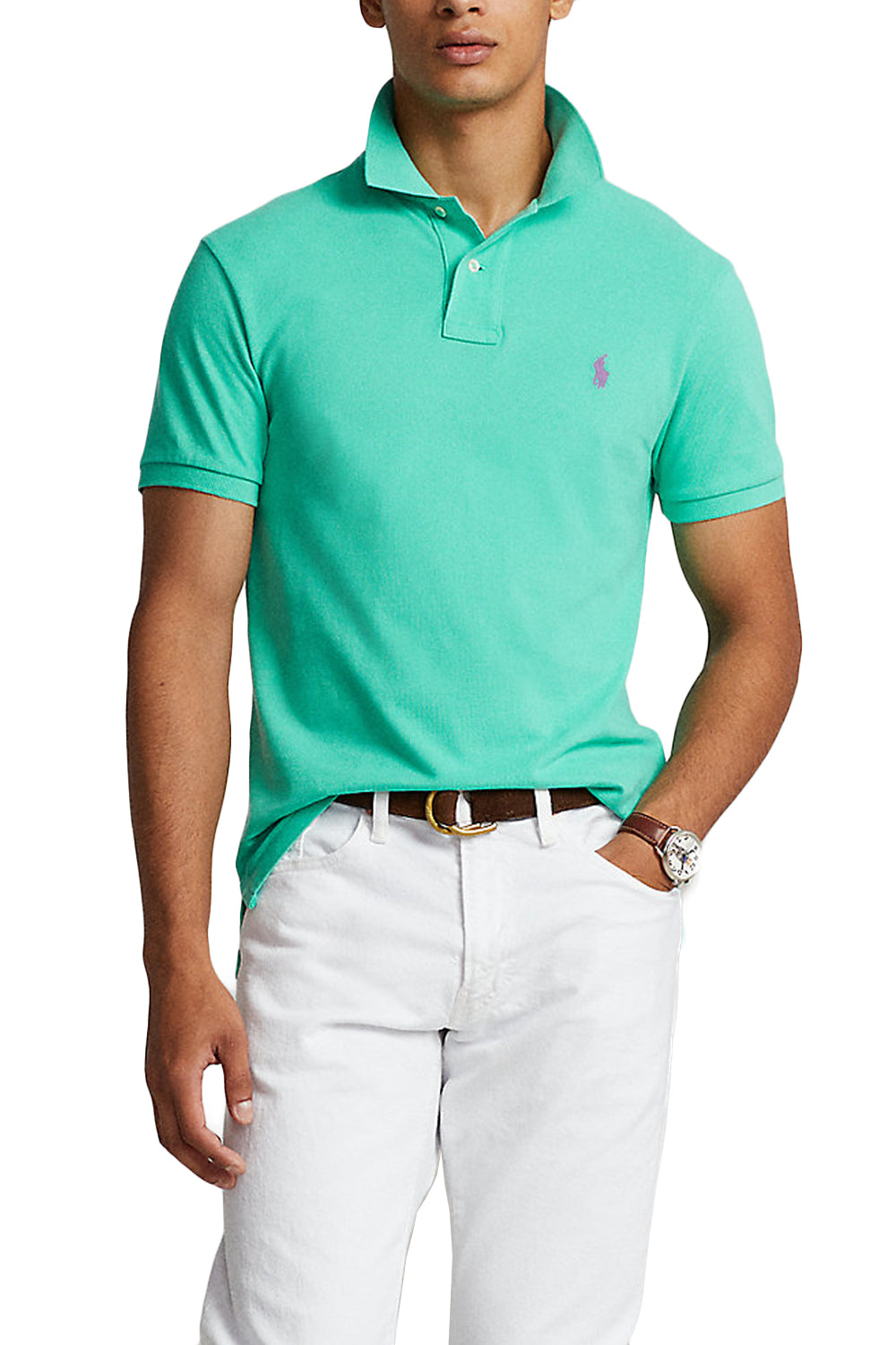 Polo ralph lauren outlet verde acqua