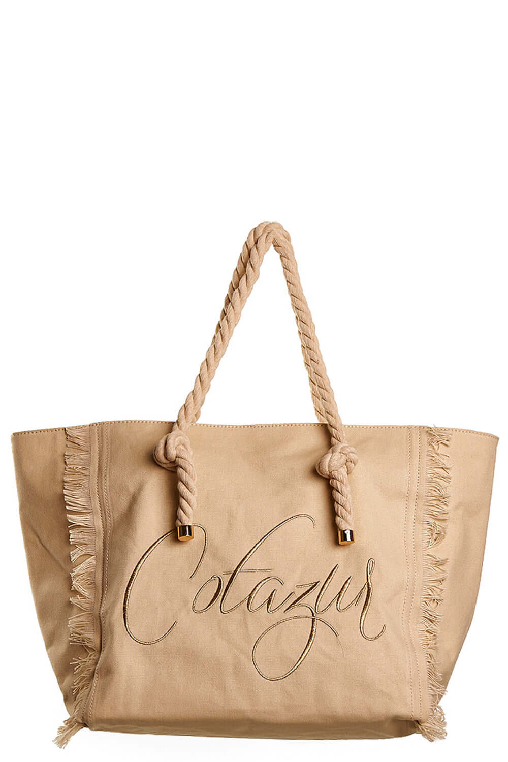 COTAZUR Borsa in canvas CTZA0743-BEIGE-Beige-UNI